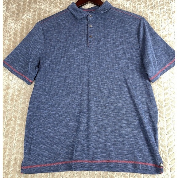 Nat Nast Other - Nat Nast Polo Shirt Mens L Blue Soft Stretch Luxury Originals Casual Heathered